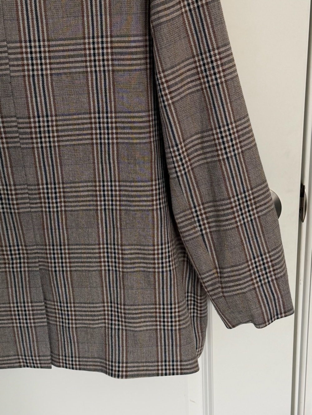 Madewell Menswear Plaid Caldwell Double-Breasted Blazer Size Medium 54572 - Picture 12 of 16
